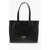 Moschino Love Faux Leather Tote Bag With Heart Shaped Pouch Black
