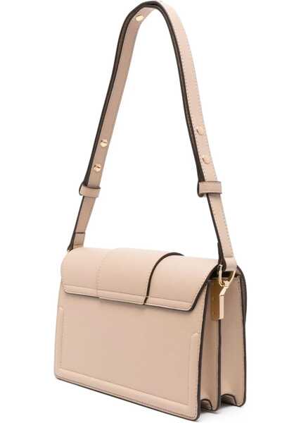 Genti de umar Moschino Love Faux Leather Love Bridge Shoulder Bag With Double Heart Beige Femei (BM 11487927) 3