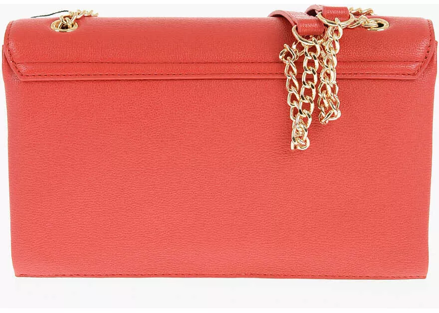Genti de umar Moschino Love Faux Leather Shoulder Bag With Golden Details Red Femei (BM 11487951) 2