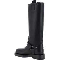 Bocanci casual Dama - Bocanci casual Burberry Saddle Boots BLACK Femei (BM 11488323) - B-mall.ro