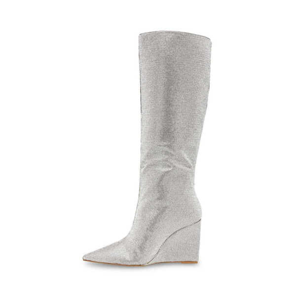 Bocanci Steve Madden Steve Madden Boots SILVER Femei (BM 11491137) 4