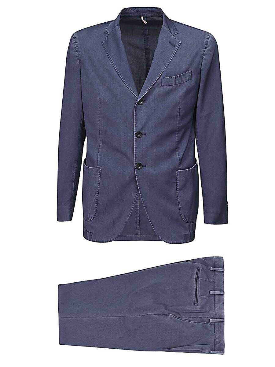 SANTANIELLO SANTANIELLO Wool jacket and trousers suit BLUE And