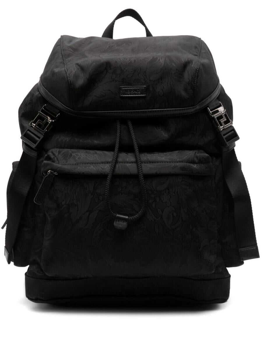 Versace VERSACE Nylon backpack BLACK