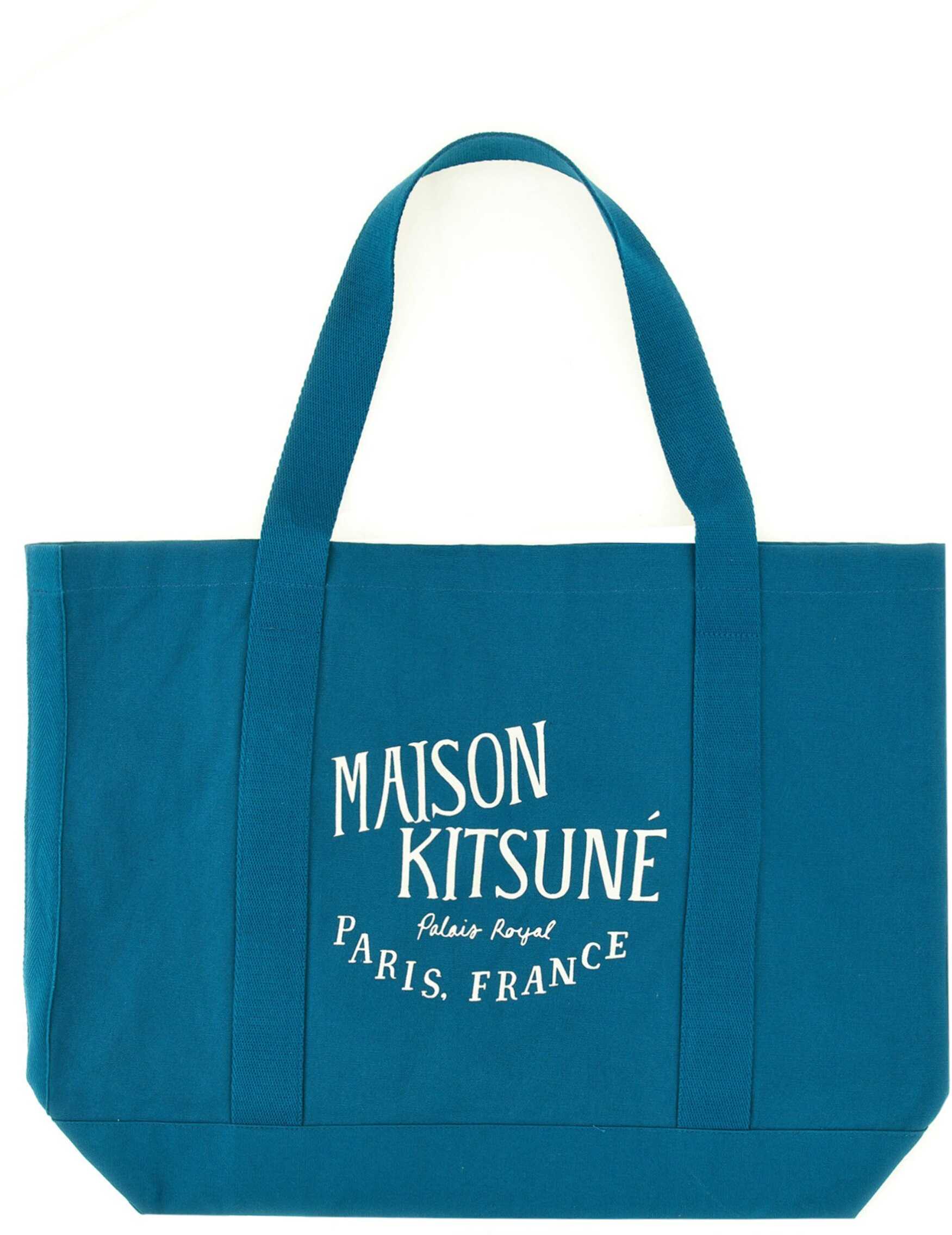 MAISON KITSUNÉ Palais Royal Bag BLUE