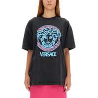 Tricouri T-Shirt With Worn Look Femei