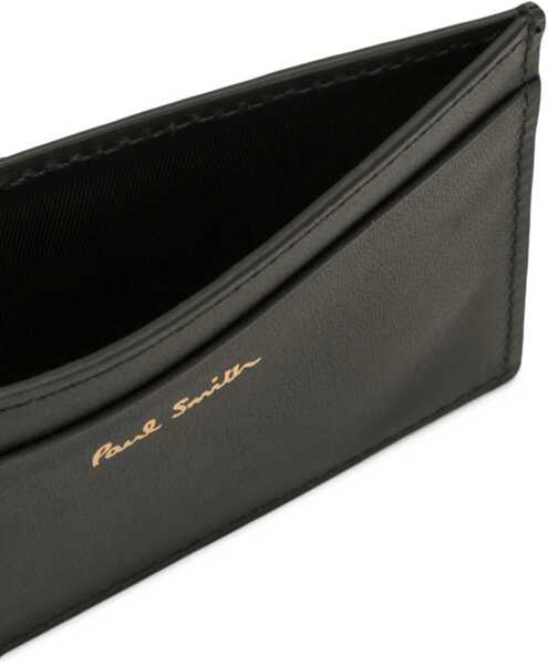 Portofele Paul Smith Leather Card Holder BLACK Barbati (BM 11500416) 3