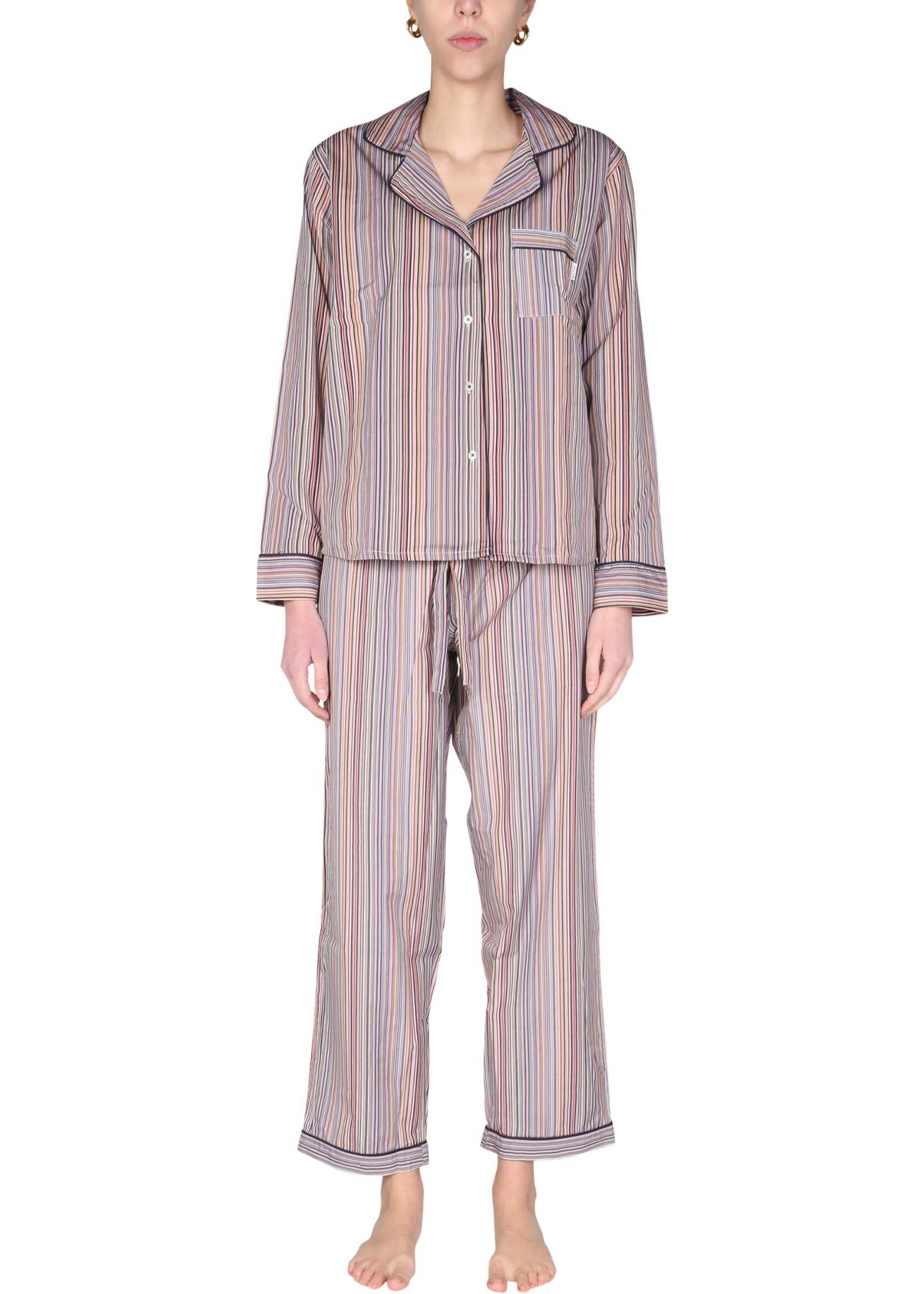 Paul Smith Striped Pattern Pajama Set MULTICOLOUR b-mall.ro imagine noua