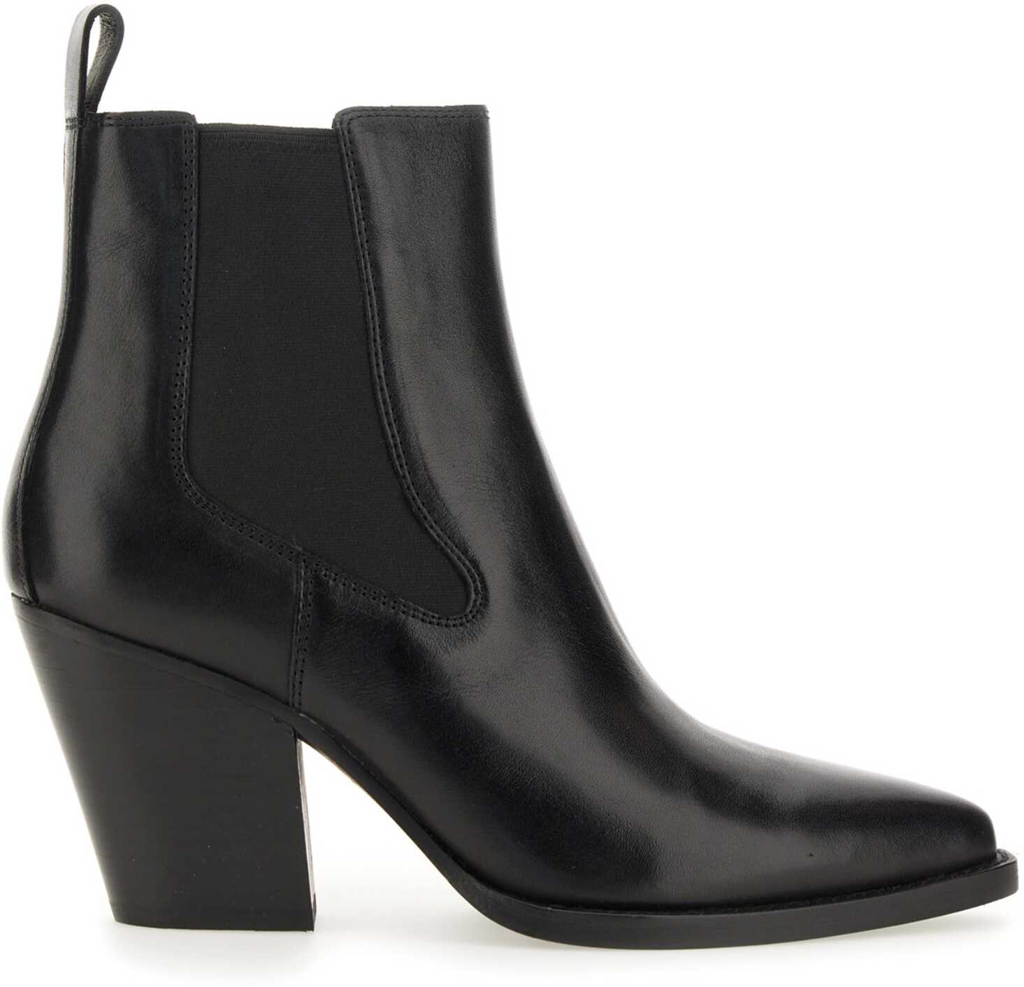 ASH Leather Boot BLACK