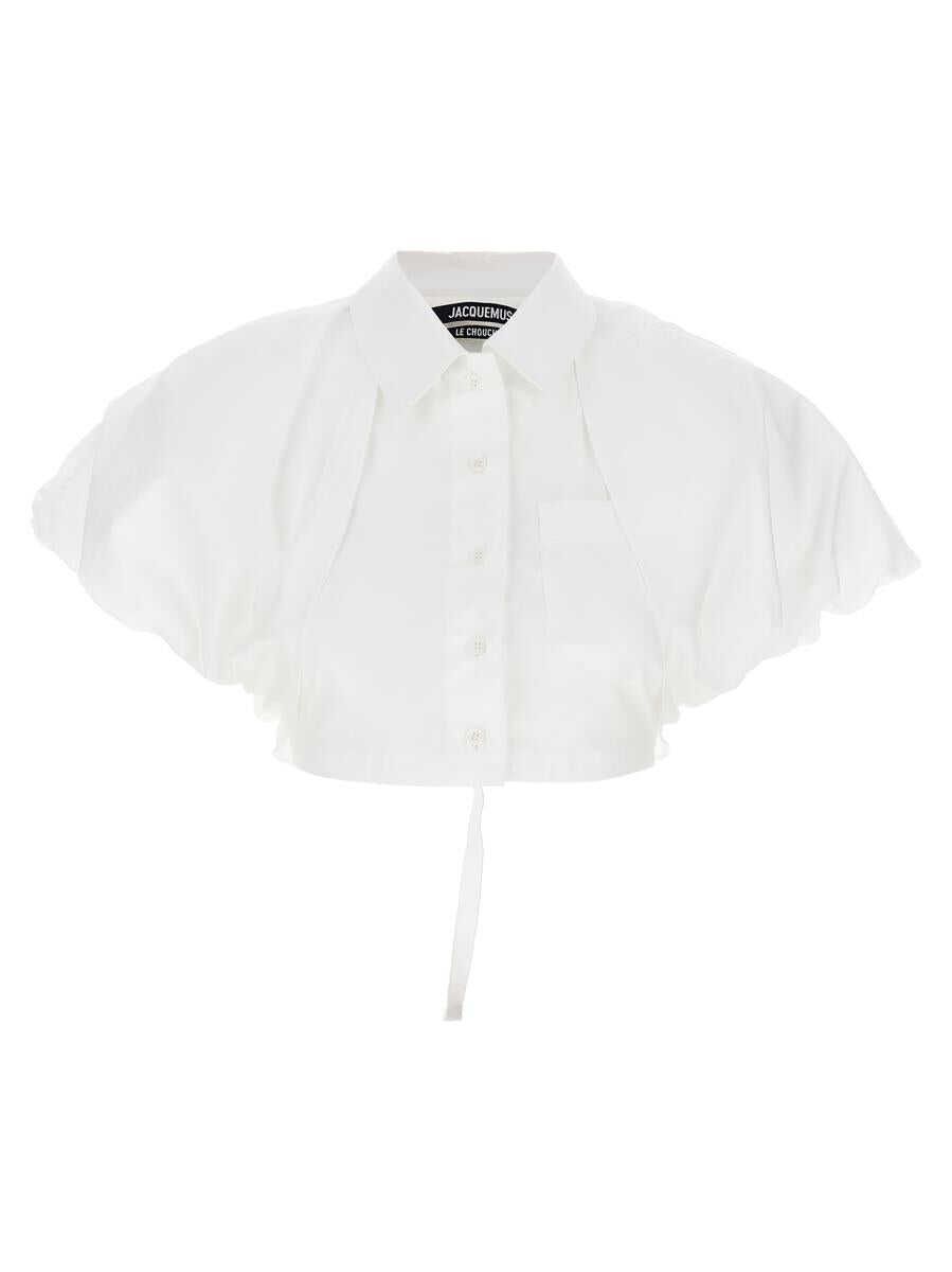JACQUEMUS JACQUEMUS \'La chemise pavane\' shirt WHITE