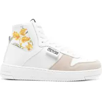 Sneakers Versace Jeans Couture Leather And Fabric Meyssa High-Top Sneakers Wi