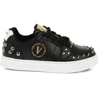 Sneakers Versace Jeans Couture Textured Leather Court 88 Low Top Sneakers Wit
