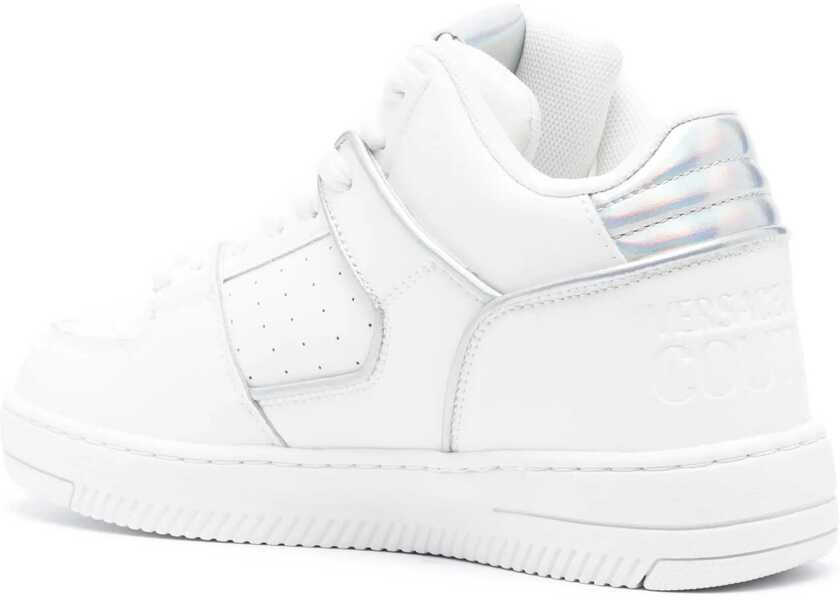 Sneakers Versace Jeans Couture Leather Meyssa Sneakers With Iridescent Detail White Femei (BM 11507520) 3