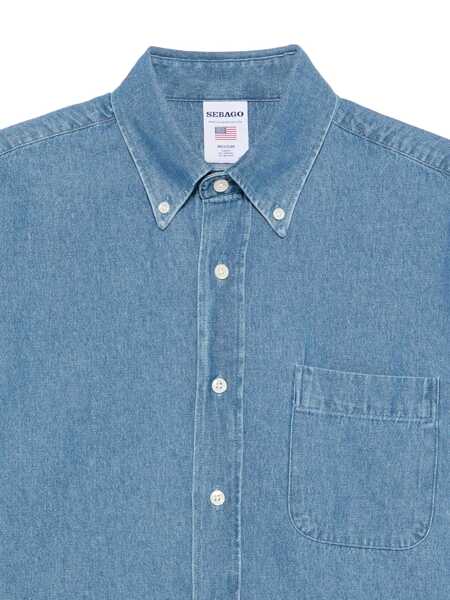 Camasi Sebago Sebago shirt 74112WW H13 BLUE DK DENIM H Blue Dk Denim Barbati (BM 11508303) 3