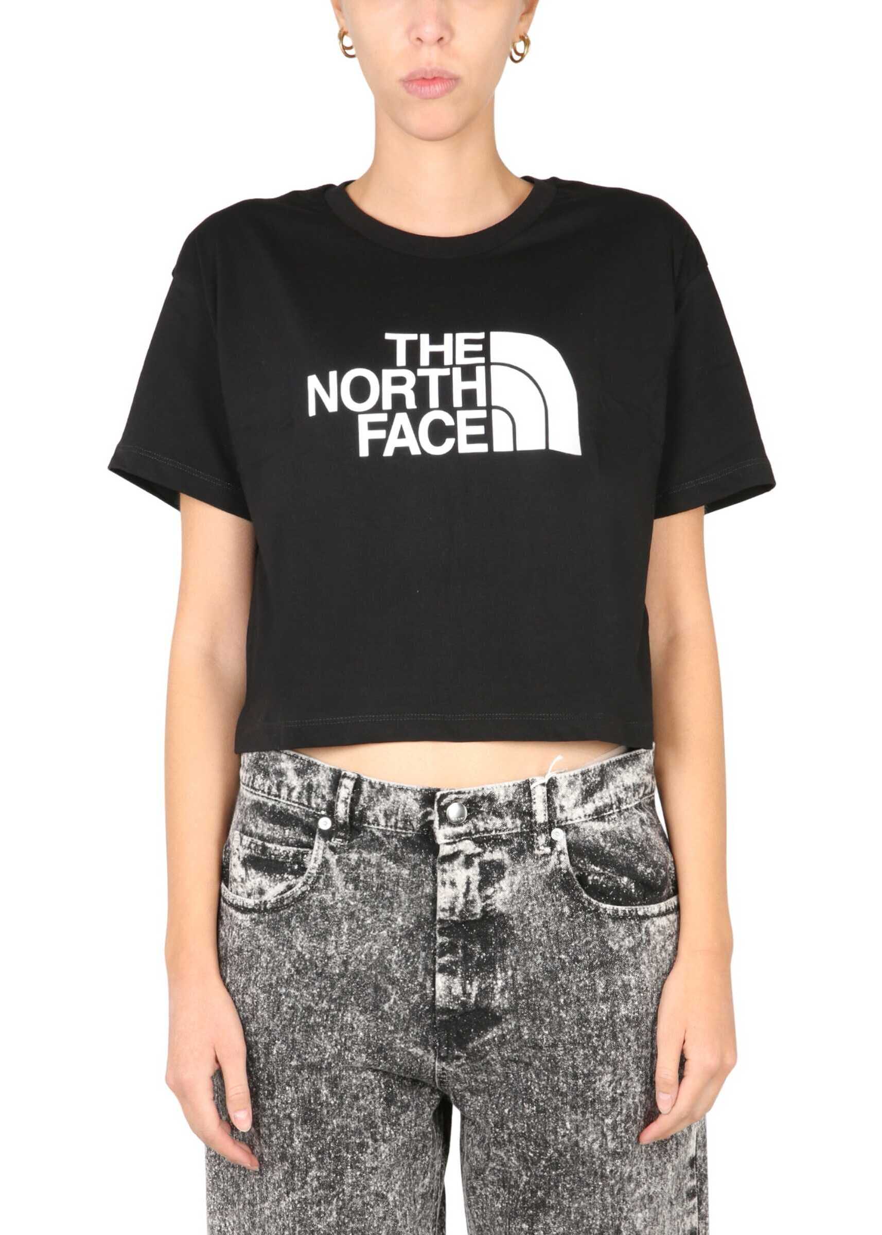 The North Face T-Shirt With Logo Embroidery* BLACK