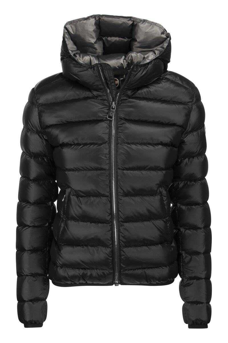 COLMAR ORIGINALS COLMAR FRIENDLY - Down jacket with fixed hood BLACK