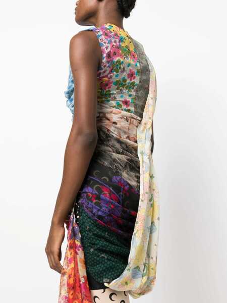 Rochii elegante MARINE SERRE Regenerated Scarves Dress MULTICOLOR Femei (BM 11519643) 5