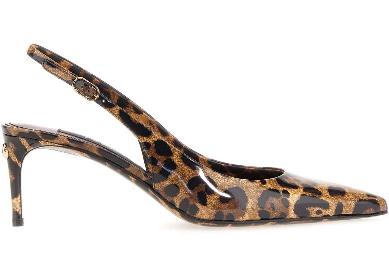 Dolce & Gabbana Sling Back With Spotted Print MULTICOLOUR
