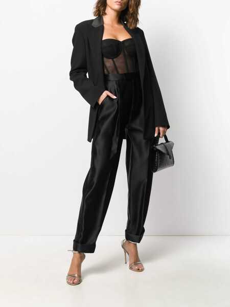 Pantaloni casual Tom Ford Silk Pants BLACK Femei (BM 11535291) 2