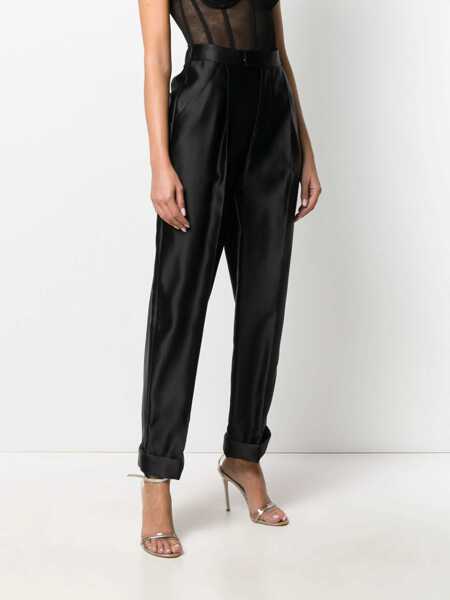 Pantaloni casual Tom Ford Silk Pants BLACK Femei (BM 11535291) 3