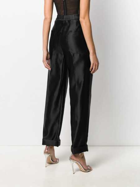 Pantaloni casual Tom Ford Silk Pants BLACK Femei (BM 11535291) 4