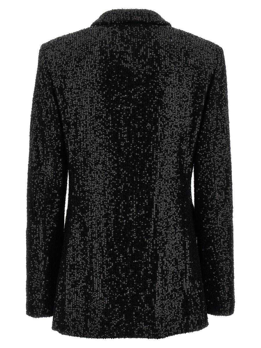 Sacouri LE TWINS Le Twins Como Double-Breasted Blazer Black Femei (BM 11542836) 2