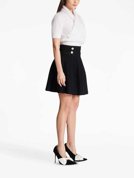 Fuste casual Balmain Skater Skirt BLACK Femei (BM 11551218) 3