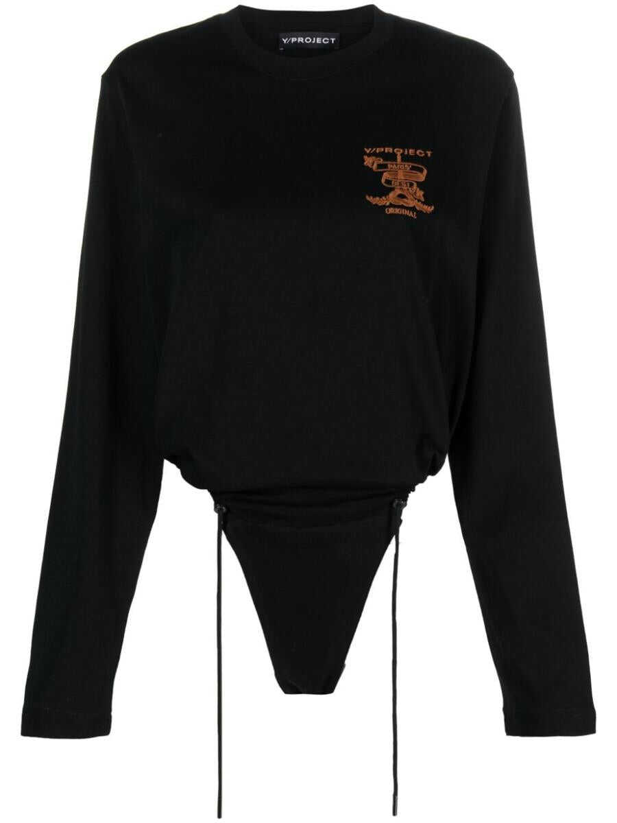 Y/PROJECT Y/PROJECT Paris\' best organic cotton bodysuit BLACK