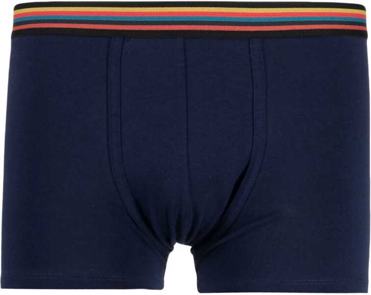 Lenjerie intima Paul Smith Pack With Three Boxer Shorts BLUE Barbati (BM 11556177) 2