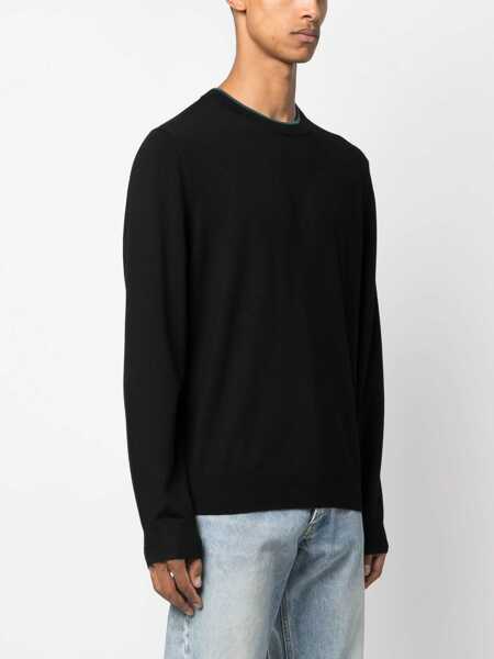 Pulovere casual Paul Smith Jersey With Logo BLACK Barbati (BM 11556234) 3