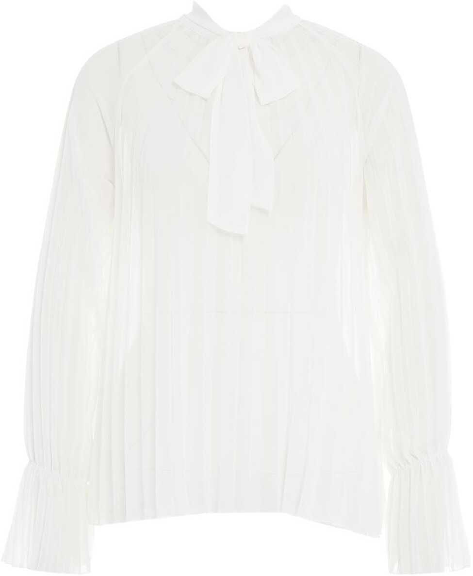 Kaos Pleated blouse White