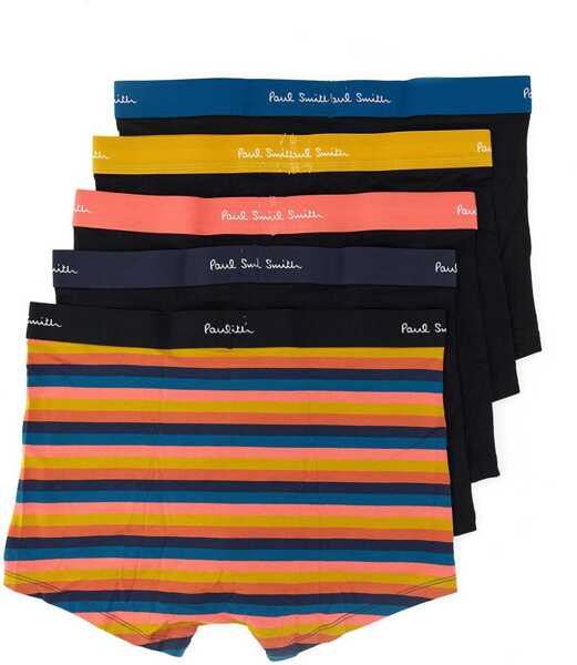 Lenjerie intima Paul Smith Pack Of Five Boxer Shorts BLACK Barbati (BM 11569425) 2