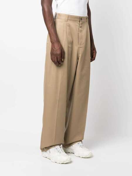 Pantaloni casual Maison Margiela Wool Pants BEIGE Barbati (BM 11569464) 3