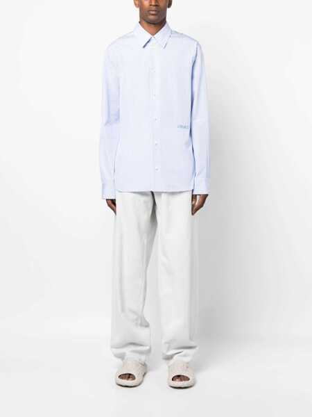 Camasi casual Versace Seashell Baroque Striped Shirt MULTICOLOUR Barbati (BM 11569506) 2