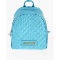 Rucsacuri Love Quilted Laminated Faux Leather Backpack Femei