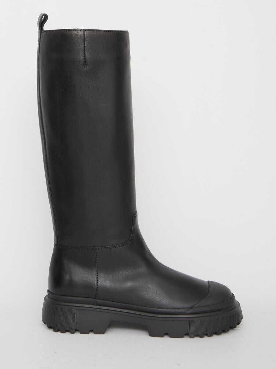 Hogan H619 boots BLACK