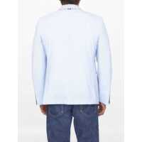 Geci Thom Browne pentru Barbati - Geci Thom Browne Single-Breasted Wool Jacket BLUE Barbati (BM 11573673) - B-mall.ro