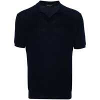 Tricouri Polo Blue Cotton Polo Shirt Barbati