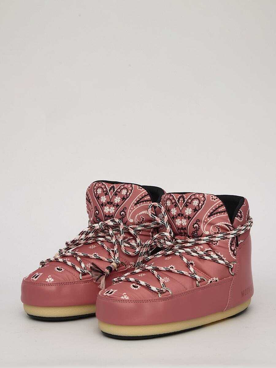 Bocanci ALANUI Full Moon Bandana Moon Boot PINK Femei (BM 11575653) 2