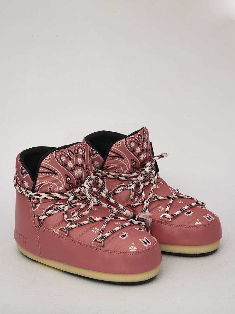 Bocanci ALANUI Full Moon Bandana Moon Boot PINK Femei (BM 11575653) 5