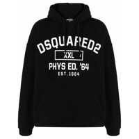 Bluze de trening DSQUARED2 D2 Xxl Herca Hoodie Black