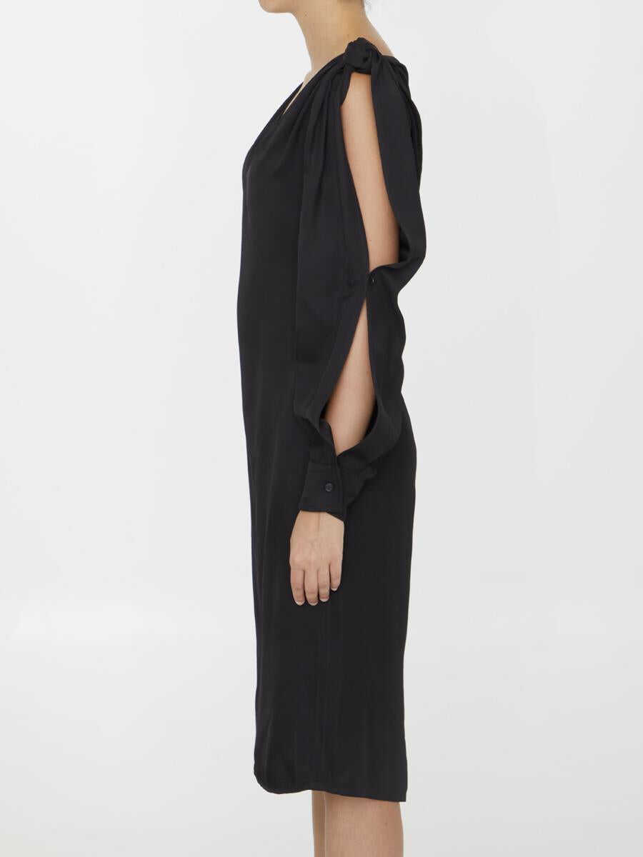 Rochii Bottega Veneta Viscose Midi Dress Black Femei (BM 11579907) 3
