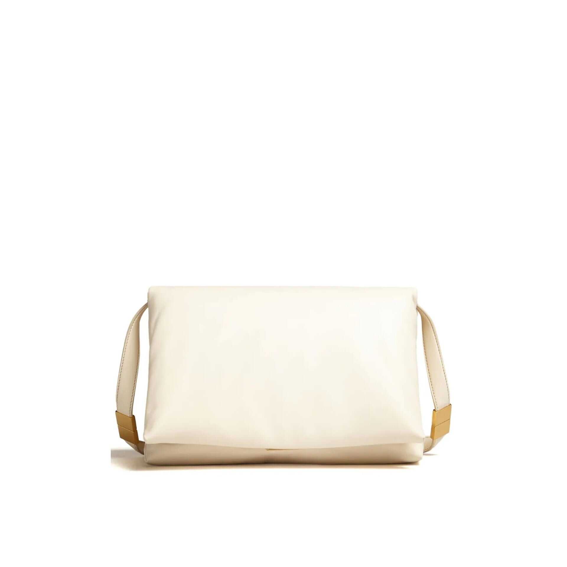 Marni Padded Leather Bag White