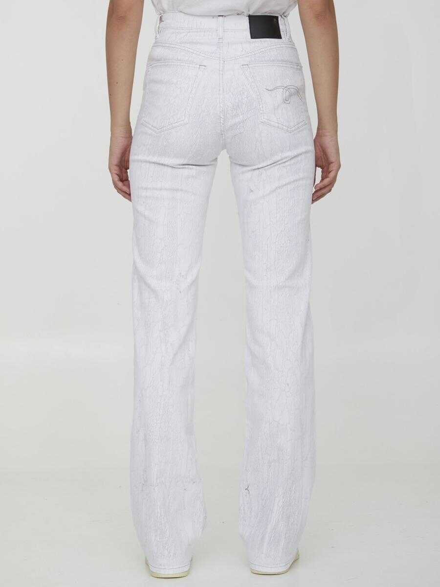 Blugi R13 Jane Jeans WHITE Femei (BM 11585871) 4
