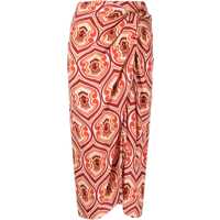 Fuste Sarong Skirt With Graphic Print Femei