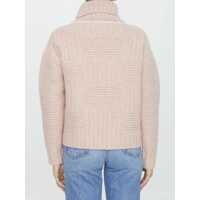 Pulovere Bottega Veneta Dama - Pulovere Bottega Veneta Wool Turtleneck Sweater PINK Femei (BM 11586609) - B-mall.ro