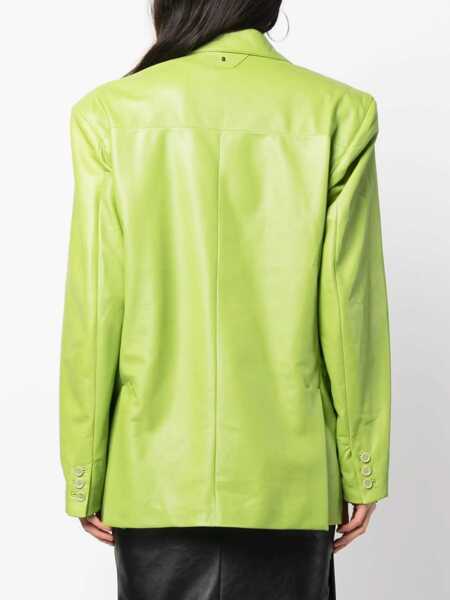 Geci Salvatore Santoro Lime Leather Jacket GREEN Femei (BM 11586642) 4
