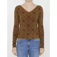 Pulovere Jacquard Fabric Jumper Femei
