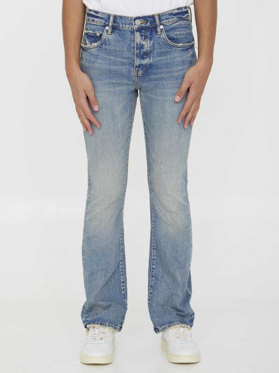 PURPLE BRAND Slim jeans in light-blue denim BLUE
