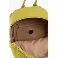 Rucsacuri Moschino Dama - Rucsacuri Moschino Love Quilted Faux Leather Backpack With Golden Logo Green Femei (BM 11587362) - B-mall.ro