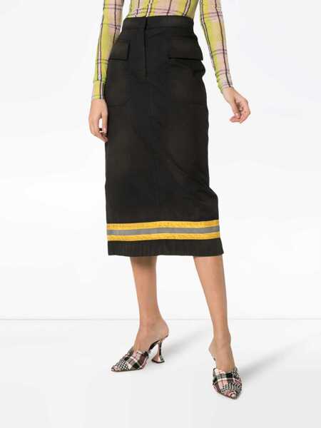 Fuste Calvin Klein Skirt With Reflective Band Black Femei (BM 11588532) 3